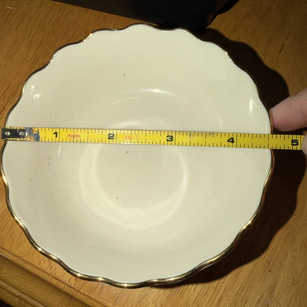 Lenox Ivory Serving Dishes with Gold Accents, Set‎ of 3